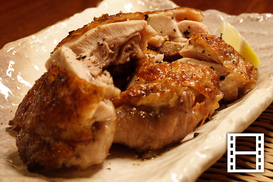 鶏もも塩焼き